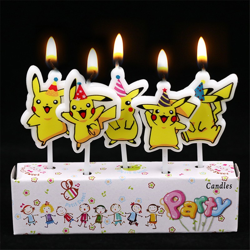 5 шт./лот Покемон, свеча для т – обзор и цена Candle Surprise